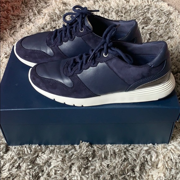 Navy Cole Haan Grand Øs Sneaker (grand crosscourt) - Picture 1 of 7